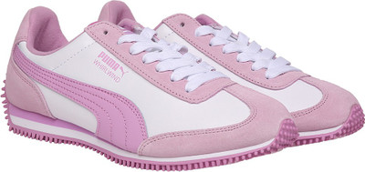 

Puma Boys & Girls Lace Sneakers(White, White-winsome orchid-orchid