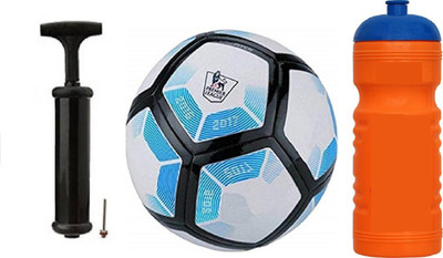 Nice Lalinga Blue White WC Football + ECN Sipper+Air Pump Kit Football Kit