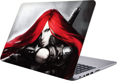 

LUCANT cute girl Laptop Sticker 15.6 inch-Premium Quality, UV Printed, Laminated, Bubble Free, Scratchproof Laptop Skin-18 Vinyl Laptop Decal 15.6