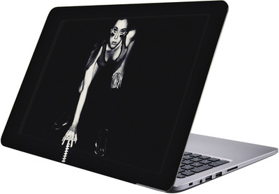 

PRINTCLUB girl Laptop Sticker 15.6 inch-Premium Quality, UV Printed, Laminated, Bubble Free, Scratchproof Laptop Skin-345 Vinyl Laptop Decal 15.6