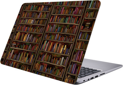 

PRINTCLUB library books Laptop Sticker 15.6 inch-Premium Quality, UV Printed, Laminated, Bubble Free, Scratchproof Laptop Skin-611 Vinyl Laptop Decal 15.6