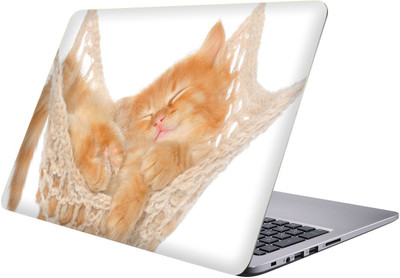 

LUCANT cute cat Laptop Sticker 15.6 inch-Premium Quality, UV Printed, Laminated, Bubble Free, Scratchproof Laptop Skin-125 Vinyl Laptop Decal 15.6
