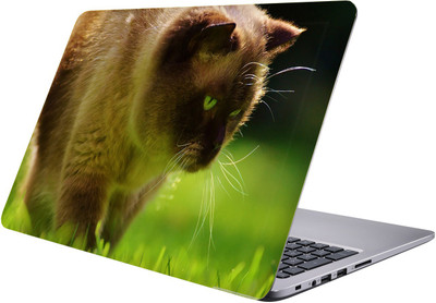 

LUCANT cat Laptop Sticker 15.6 inch-Premium Quality, UV Printed, Laminated, Bubble Free, Scratchproof Laptop Skin-167 Vinyl Laptop Decal 15.6