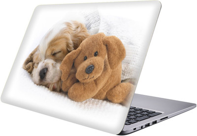 

PRINTCLUB cute puppy Laptop Sticker 15.6 inch-Premium Quality, UV Printed, Laminated, Bubble Free, Scratchproof Laptop Skin-30 Vinyl Laptop Decal 15.6