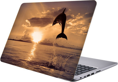 

PRINTCLUB shark Laptop Sticker 15.6 inch-Premium Quality, UV Printed, Laminated, Bubble Free, Scratchproof Laptop Skin-240 Vinyl Laptop Decal 15.6