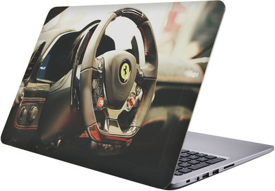

LUCANT ferrari Laptop Sticker 15.6 inch-Premium Quality, UV Printed, Laminated, Bubble Free, Scratchproof Laptop Skin-329 Vinyl Laptop Decal 15.6