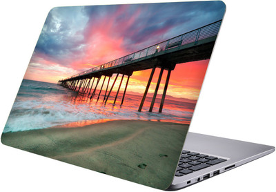 

PRINTCLUB sun rising Laptop Sticker 15.6 inch-Premium Quality, UV Printed, Laminated, Bubble Free, Scratchproof Laptop Skin-262 Vinyl Laptop Decal 15.6