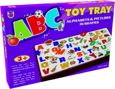 

Nabhya ABC Toy Tray Alphabets And Shape Recognition Educational Game(Multicolor)