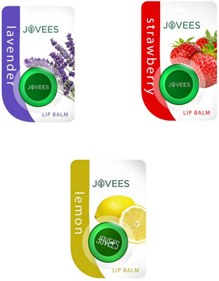 

Jovees Lip Balm-Lavender & Strawberry & Lemon. Lavender, Strawberry, Lemon(Pack of: 1, 5 g)
