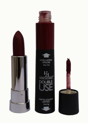 

Half N Half Double Use For Lips Shade (06)(Antique Velvet, 4 g)