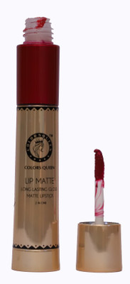 

COLORS QUEEN Lip Matte 2in1 Long Lasting Gloss & Matte Lipstick(Maroon shi,,,,,,)