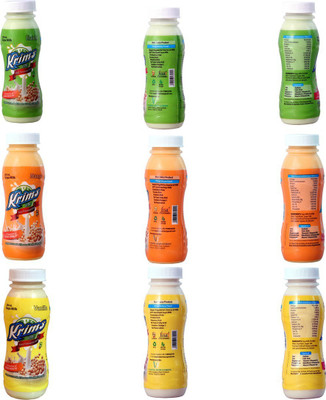 krims lite flavoured Soya Milk- pack of 9(Mango, Vanilla, Elaichi, 1800 g, Pack of 9)