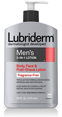 

Lubriderm Men's 3-In-1 Fragrance-Free Lotion, 16 Fl. Oz.(473 ml)