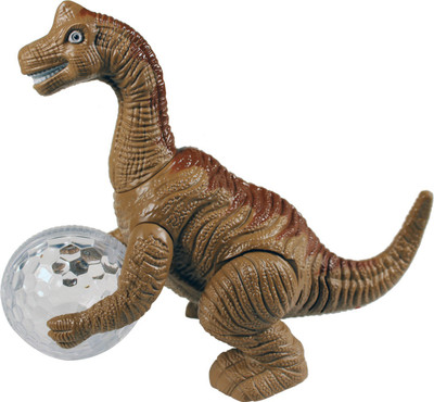 

Blue Sea Dinosaur Century Battery Operated Toy Dinosaur Figure w/ Realistic Movement, Lights and Sounds(Brown)