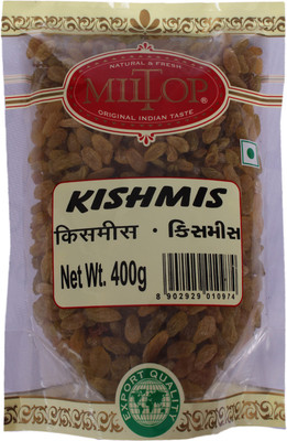 

MilTop kishmish 400gm Raisins(400 g, Pouch)