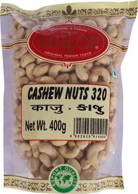 

MilTop 320 cashew Cashews(400 g, Pouch)
