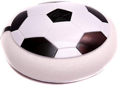 

Vnex Battery Operated Pro Football Soccer Game with Foam Bumper and Colourful LED Lights(White, Black), Black;white