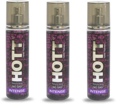 

HOTT INTENSE Perfume Spray for Men Pack of 3 (135ml each) Perfume - 135 ml(For Men)