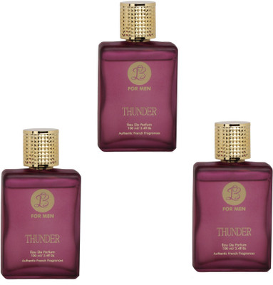 

Lyla Blanc THUNDER Perfume Spray for Men- Pack of 3 (100ml each) Eau de Parfum - 100 ml(For Men)