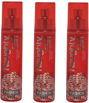 

Naughty Girl FASHION Perfume Spray for Women- Pack of 3 (60ml each) Perfume - 60 ml(For Women)