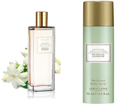 

Oriflame sensual jasmine e d t and deodorant body spray combo Eau de Toilette - 125 ml(For Women)