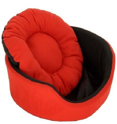 

Skora Imported High Quality Round Shape Pet Bed For Dog (Small |Medium |Large)|Black And Red Color S Pet Bed(Red)