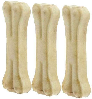 

PetNutro Bones White Dog Chew 8 Inch Pack of 3 Beef Dog Chew(657 g, Pack of 3)