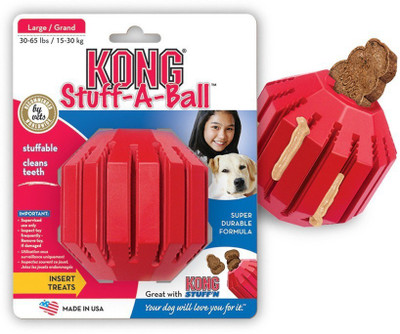 

Kong Stuff Ball Plastic Chew Toy For Dog