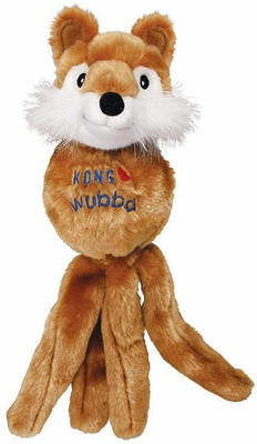 

Kong Kong Wubba Friend Squeak and Chew Dog Toy (Large) Rubber Squeaky Toy For Dog