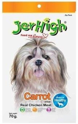 

Jer High Carrot Stix Dog Treat, 70 g (Pack of 6) Carrot Dog Treat(420 g, Pack of 6)