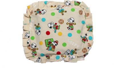 

poddar Fashons square Square Baby Pillow Pack of 1(Cream)