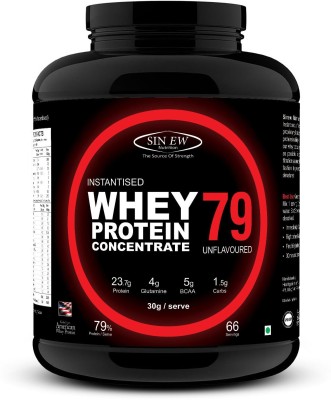 

Sinew Nutrition Raw Whey Protein Concentrate 79% Whey Protein(2 kg, Unflavored)