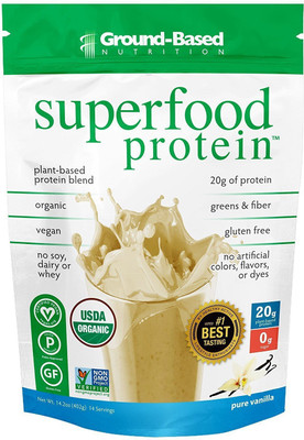 

Ground based nutrition 858310004009 Protein Blends(20 g, Smoothie Vanilla)