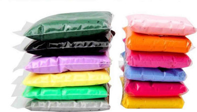 

PTCMart Modelling Bouncing Soft Squeeze Light Weight Slime Clay Putty Jelly set of 12 Multicolor Putty Toy
