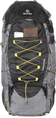 

Hot Shot Waterproof Hiking Trekking Bag Camping Rucksack - 80 L(Black, Grey)