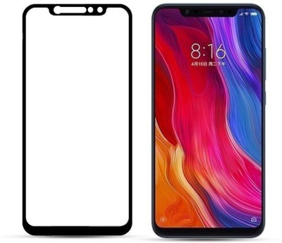 SoftTech Edge To Edge Tempered Glass for Mi Redmi Note 6 Pro(Pack of 1)