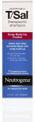 

Neutrogena T/Sal Therapeutic Shampoo, Scalp Build-Up Control 4.5 oz (Pack of 3)(399 ml)