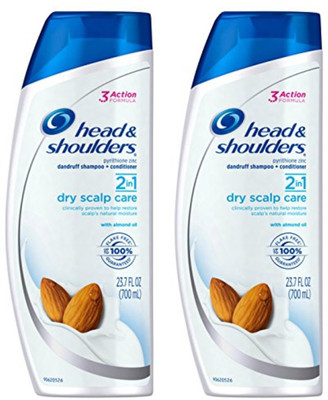 

Head & Shoulders Dry Scalp Care with Almond Oil 2-in-1 Anti-Dandruff Shampo (Pack of 2)(400 ml)