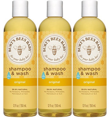 

Burt's Bees Shampoo & Wash, Original, 12 Ounces (Pack of 3)(350 ml)