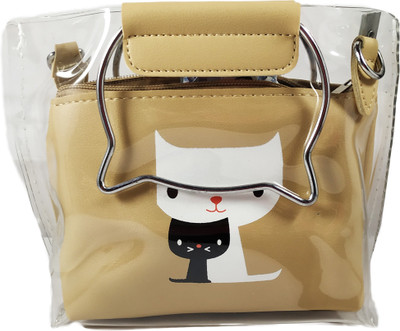 

SB Women Casual Beige Silicon Sling Bag