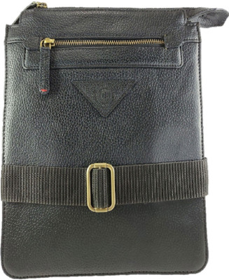 

Trending Ideas Men & Women Casual Black Genuine Leather Sling Bag