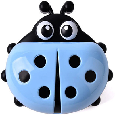 

RAAYA Soap Dish Holder for Kids, Lady Bug Soap Dish Funky Soap Holder for Bathroom and Home Décor Use, 20 Grams, Pack of 1 (Blue)(Blue)