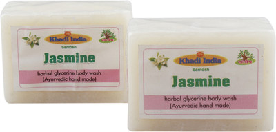 

Khadi India Santosh Jasmin Harbal Glycerin Body Wash Soap (Ayurvedic Hand Made) (Pack of 3)(375 g, Pack of 3)