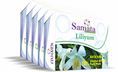 

Samata Liliyum Handmade Bath Soap Combo Pack (5)(200 g, Pack of 5)
