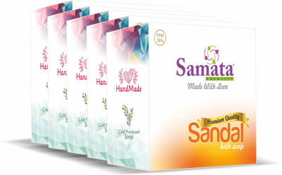 

Samata Sandal Premium Handmade Soap Combo Pack (5)(200 g, Pack of 5)
