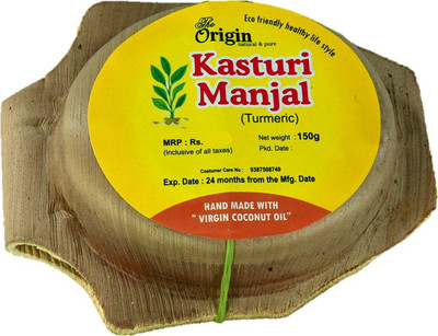 

The Origin Kerala Ayurvedic Herbal Body Soap / 100% Organic / (KASTURI MANJAL)(150 g)
