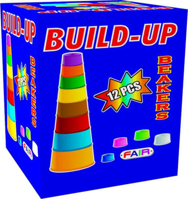 

Nabhya Build Up Beakers Preschool Toy Educational Building Blocks(Multicolor)