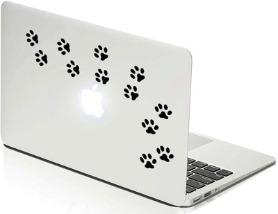 Sticky Prity Small Apple Mac Sticker Paw Petrol Design for Laptop Protection Mac Vinyl Decals Sticker(Pack of 12)