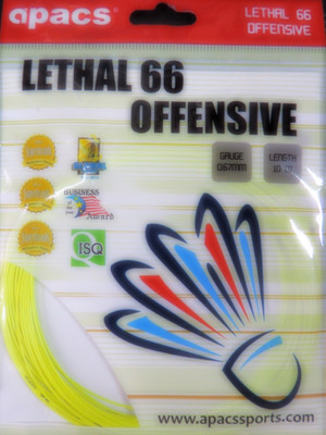 

APACS Lethal 66 0.67 Badminton String - 10 m(Green)