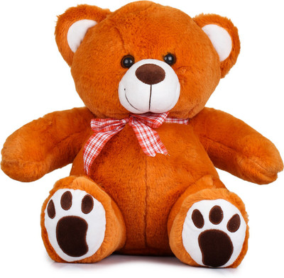 

Lata Super Fluffy Brown Teddy Bear with Paw - 35 cm(Brown)